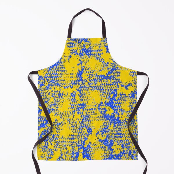 Item preview, Modern Distressed Python Print Pattern | Yellow & Blue designed and sold by Frohyou.