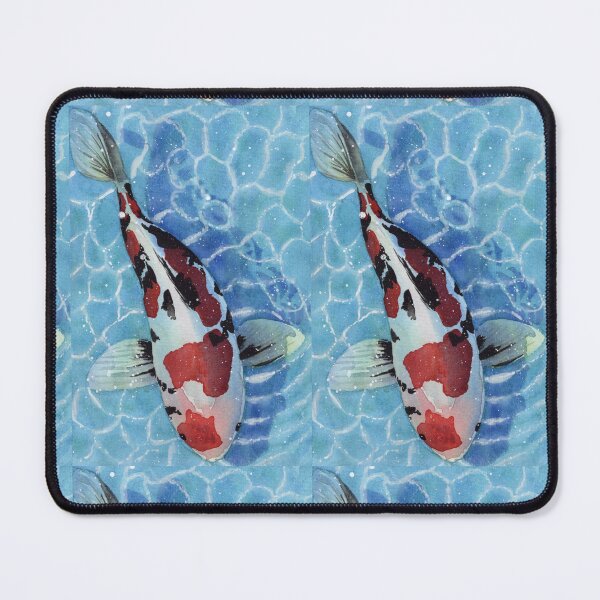 Item preview, A Current of Its Own, Red and Black Koi Watercolour designed and sold by ArithraStudio.