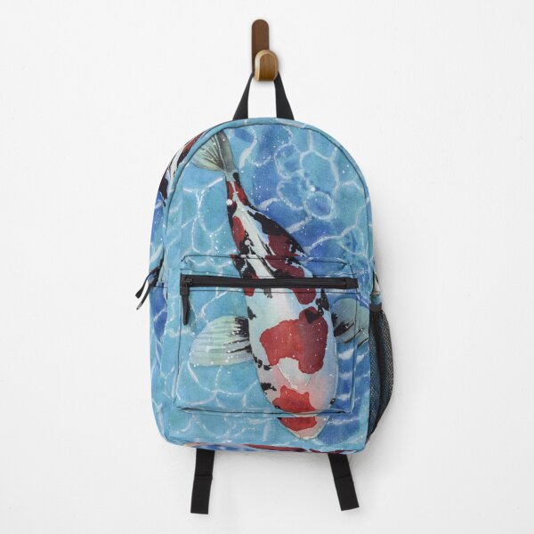 Item preview, A Current of Its Own, Red and Black Koi Watercolour designed and sold by ArithraStudio.