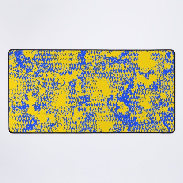 Item preview, Modern Distressed Python Print Pattern | Yellow & Blue designed and sold by Frohyou.
