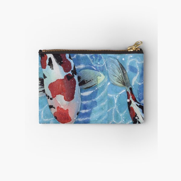 Item preview, A Current of Its Own, Red and Black Koi Watercolour designed and sold by ArithraStudio.