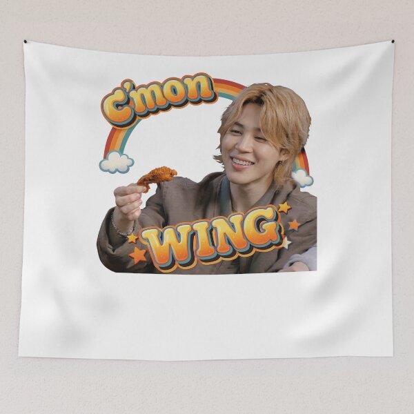 Item preview, Kpop Idol Chicken Fan Art Korean Pop Cute Rainbow Design designed and sold by Andrew James Oddly Drawn.
