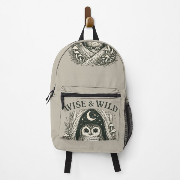 Item preview, Wise And Wild Owl Tree Hollow Nature Art designed and sold by Hearth & Hollow.