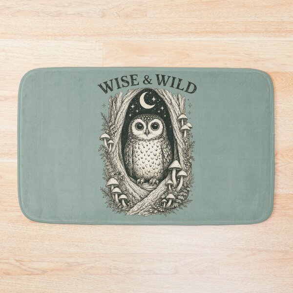 Item preview, Wise And Wild Owl Tree Hollow Nature Art designed and sold by Hearth & Hollow.