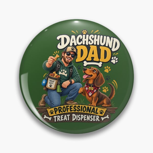 Artikelvorschau, Dackel-Papa – Professioneller Leckerli-Spender entworfen und verkauft von PunchDrop.