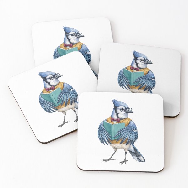Item preview, Blue Jay Professor Reading designed and sold by Roy & Tiffany.