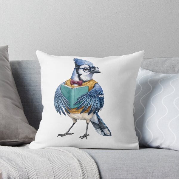 Item preview, Blue Jay Professor Reading designed and sold by Roy & Tiffany.