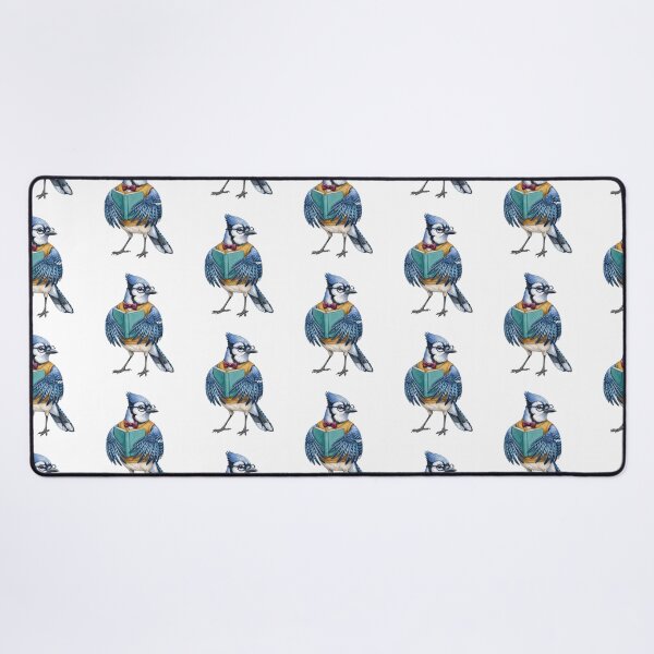 Item preview, Blue Jay Professor Reading designed and sold by Roy & Tiffany.