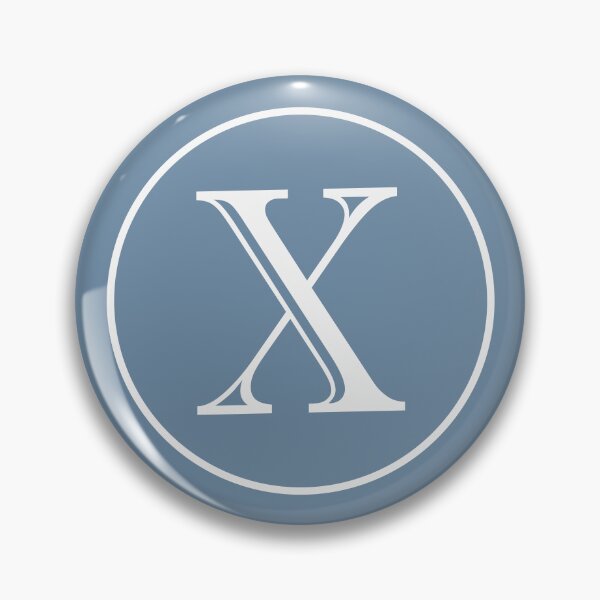 Item preview, Initial Letter X Classic Circle designed and sold by Jeallan Designs.