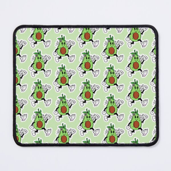 Item preview, asexual lgbt pride avocado cartoon colorful fruit designed and sold by Kyna Arts.