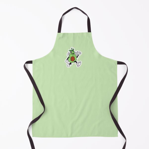 Item preview, asexual lgbt pride avocado cartoon colorful fruit designed and sold by Kyna Arts.