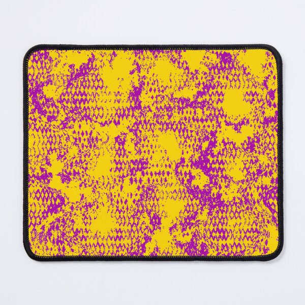 Item preview, Modern Distressed Python Print Pattern | Yellow & Purple designed and sold by Frohyou.