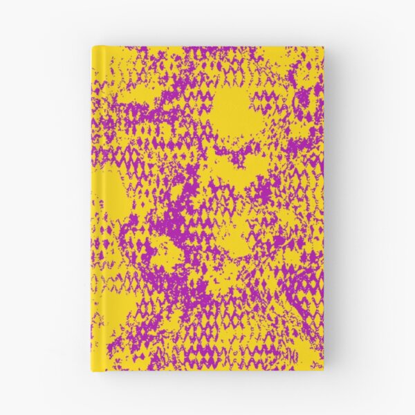 Item preview, Modern Distressed Python Print Pattern | Yellow & Purple designed and sold by Frohyou.
