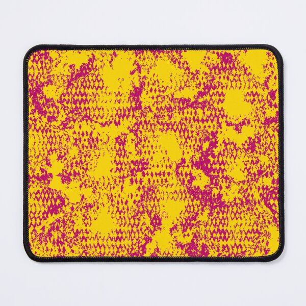 Item preview, Modern Distressed Python Print Pattern | Yellow & Pink designed and sold by Frohyou.