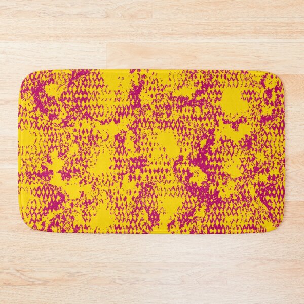Item preview, Modern Distressed Python Print Pattern | Yellow & Pink designed and sold by Frohyou.
