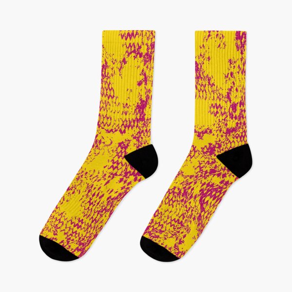 Item preview, Modern Distressed Python Print Pattern | Yellow & Pink designed and sold by Frohyou.