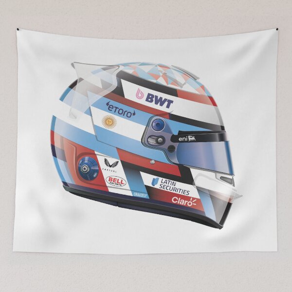 Item preview, Franco Colapinto 2026 helmet designed and sold by crauzely.