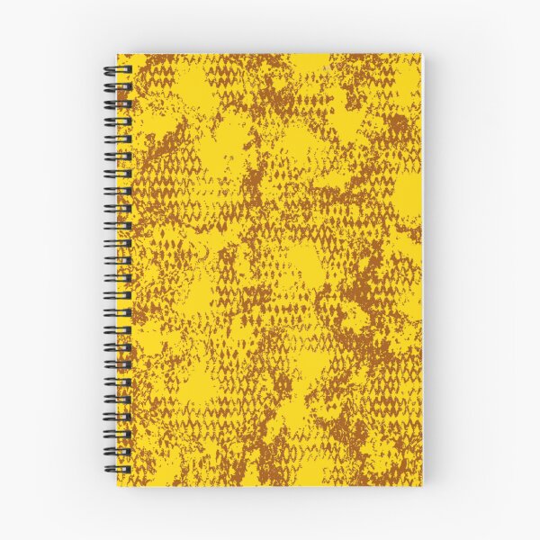 Item preview, Modern Distressed Python Print Pattern | Yellow & Brown designed and sold by Frohyou.