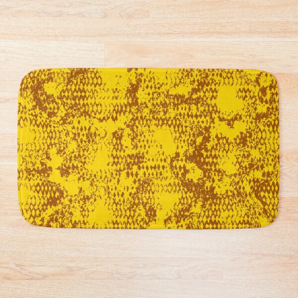 Item preview, Modern Distressed Python Print Pattern | Yellow & Brown designed and sold by Frohyou.