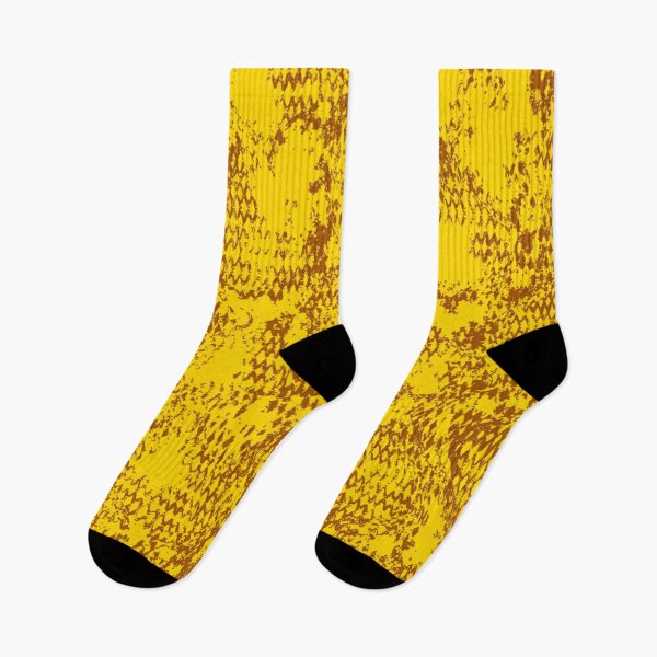 Item preview, Modern Distressed Python Print Pattern | Yellow & Brown designed and sold by Frohyou.