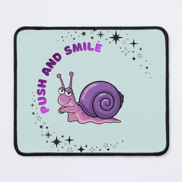 Item preview, Push and Smile. Cute Snail. Disco Snail. San Francisco Style. Keep Going. designed and sold by ShrimpAndGrits.