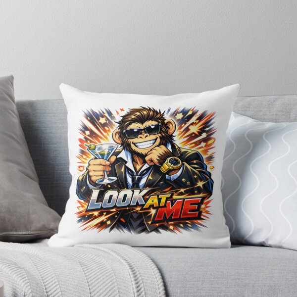 Item preview, LOOK AT ME Shōnen Edition – Confident Manga Chimp designed and sold by Cabrasco.