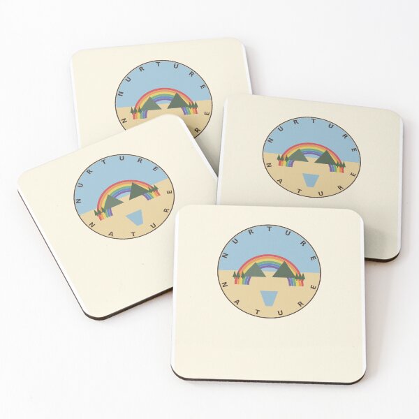 Item preview, Nurture Nature Vintage Rainbow Badge designed and sold by kd2010.