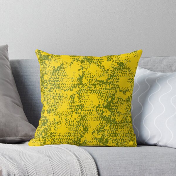 Item preview, Modern Distressed Python Print Pattern | Yellow & Chartreuse designed and sold by Frohyou.