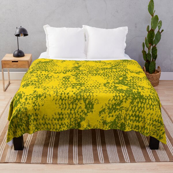 Item preview, Modern Distressed Python Print Pattern | Yellow & Chartreuse designed and sold by Frohyou.