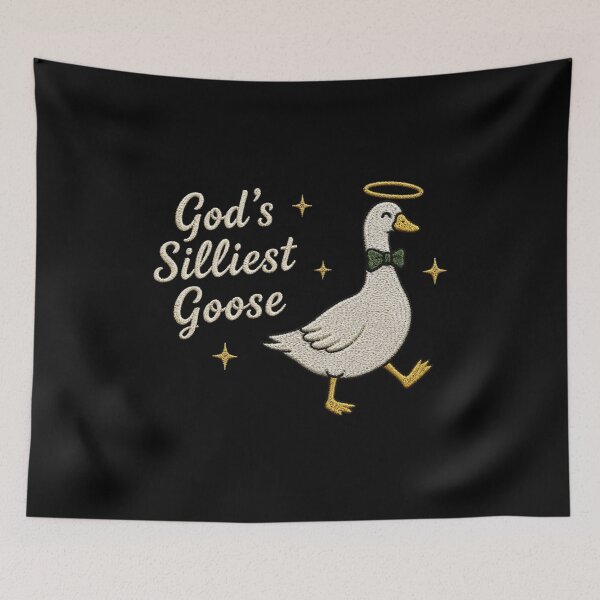 Item preview, God’s Silliest Goose Funny Meme, Silly Goose Christian Humor Gift designed and sold by Quiajia.