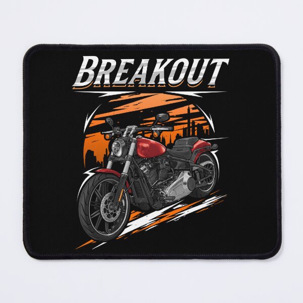 Item preview, Motorcycle Breakout 2019 Wicked Red for Motorcycle Riders designed and sold by MotoApparelHub.