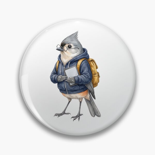 Artikelvorschau, Titmouse Student mit Tablet entworfen und verkauft von Tiffany Roy.