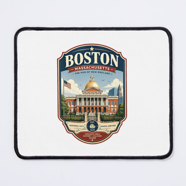 Item preview, Boston Massachusetts The Hub Of New England Historic City Freedom Trail Culture designed and sold by Simsimah26Parks.