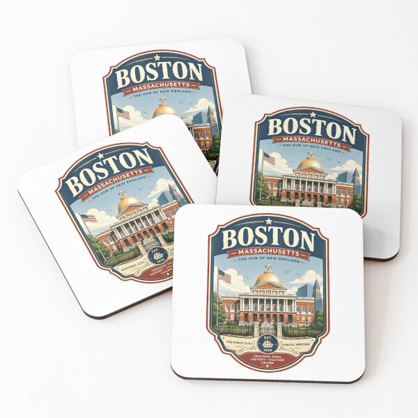 Item preview, Boston Massachusetts The Hub Of New England Historic City Freedom Trail Culture designed and sold by Simsimah26Parks.