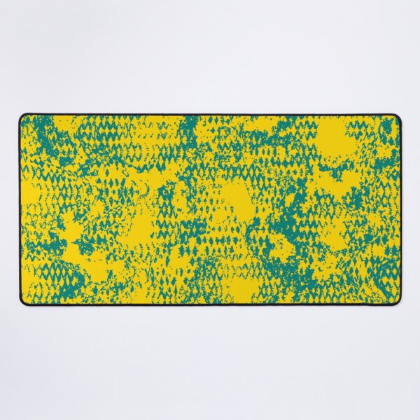 Item preview, Modern Distressed Python Print Pattern | Yellow & Teal designed and sold by Frohyou.