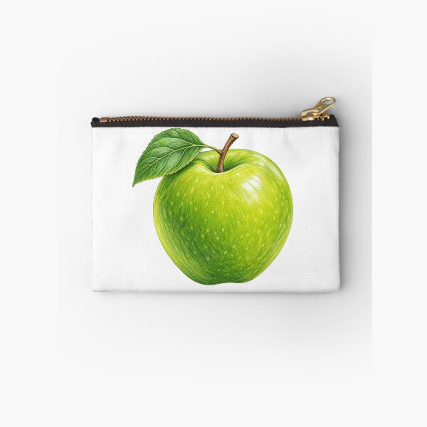 Item preview, Green Apple Colored Pencil Drawing | Realistic Granny Smith Fruit Art designed and sold by holistech.