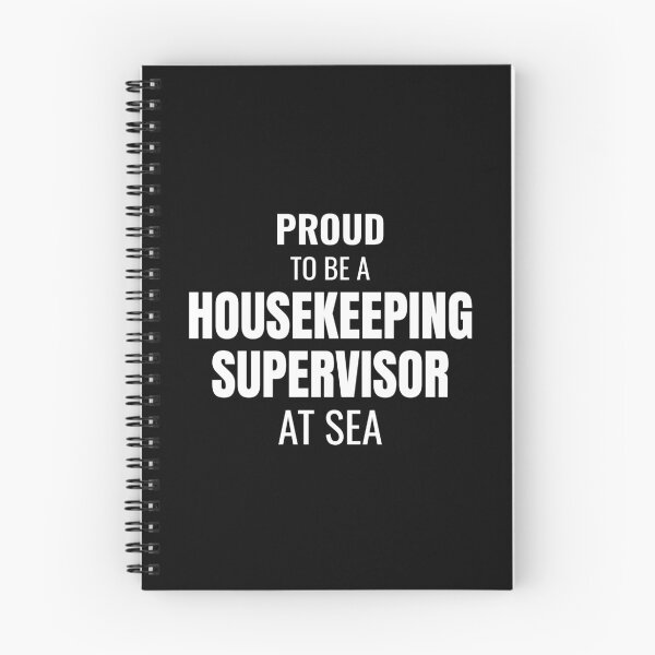 Item preview, Proud to be a Housekeeping Supervisor at Sea (White) designed and sold by ShipCrewNation.