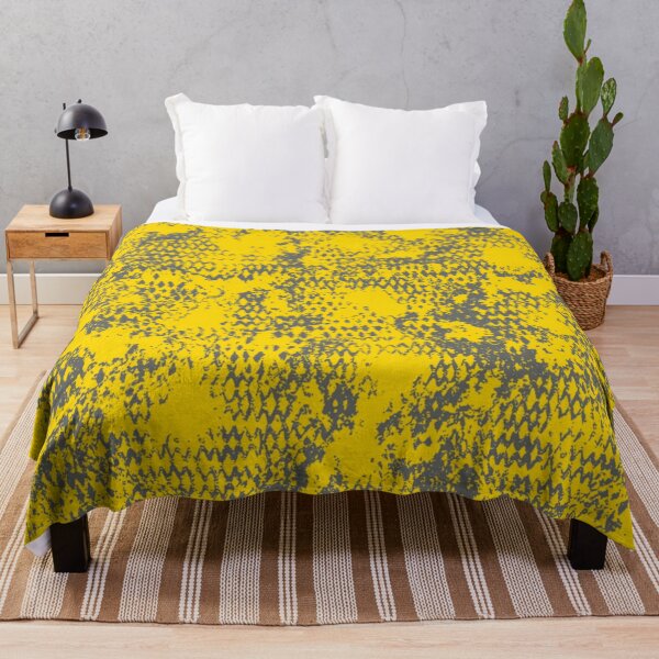 Item preview, Copy of Modern Distressed Python Print Pattern | Yellow & Gray designed and sold by Frohyou.