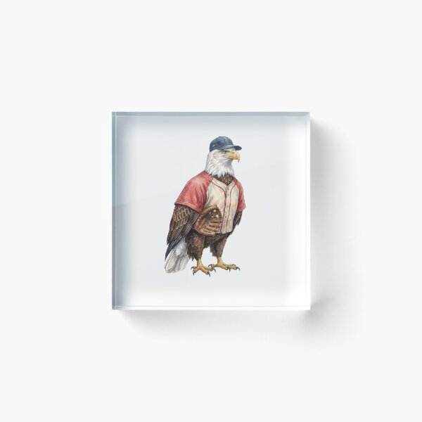 Item preview, Eagle Baseball Player Athlete designed and sold by Tiffany Roy.