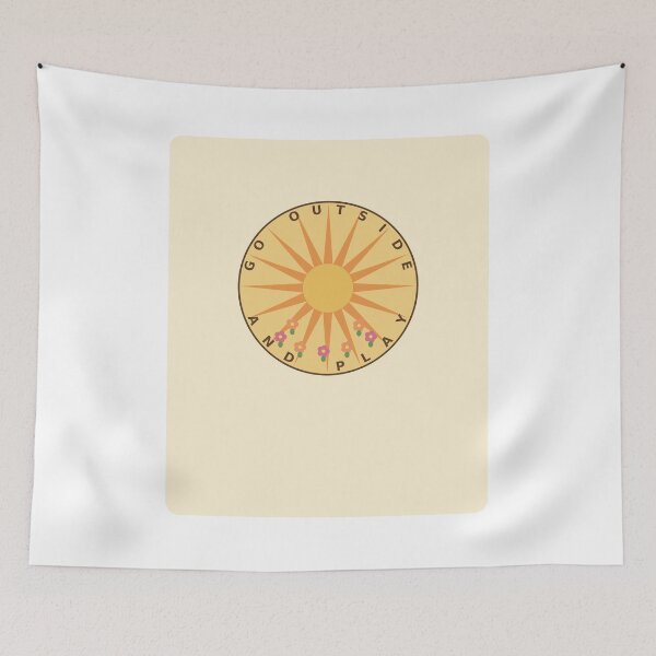 Item preview, Go Outside And Play Sun Badge designed and sold by kd2010.