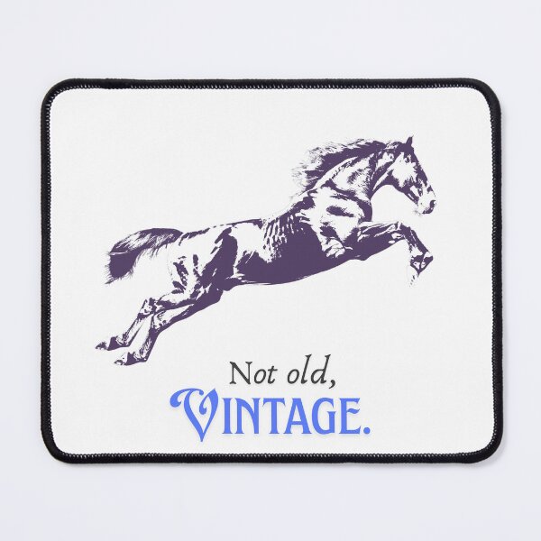 Item preview, Not Old, Vintage Horse – Retro Equestrian Horse Graphic designed and sold by trendplusco.