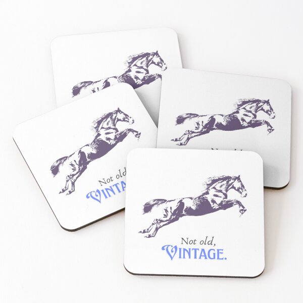 Item preview, Not Old, Vintage Horse – Retro Equestrian Horse Graphic designed and sold by trendplusco.