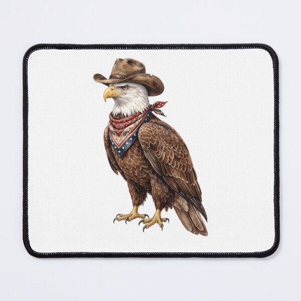 Item preview, Cowboy Eagle with Bandana designed and sold by Roy & Tiffany.