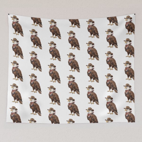 Item preview, Cowboy Eagle with Bandana designed and sold by Roy & Tiffany.
