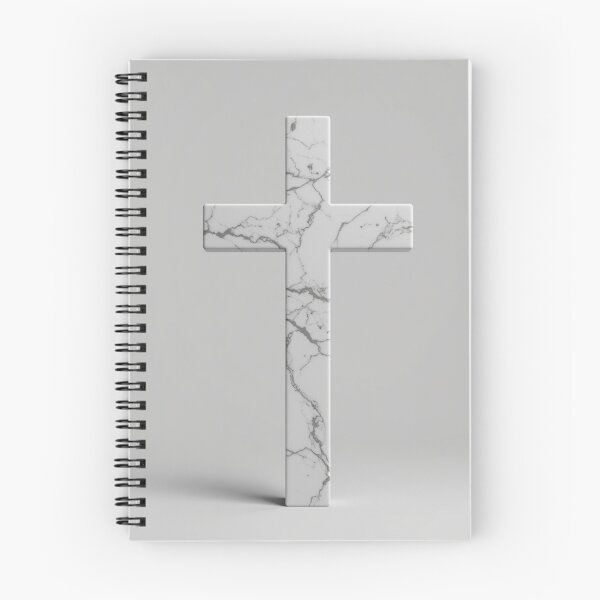 Item preview, White Marble Cross Christian Decor  designed and sold by Fourdoorsout.