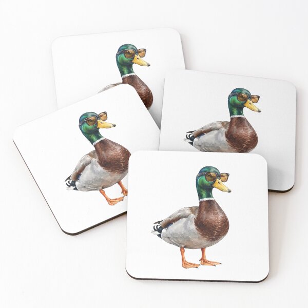 Item preview, Duck with Sunglasses designed and sold by Tiffany Roy.