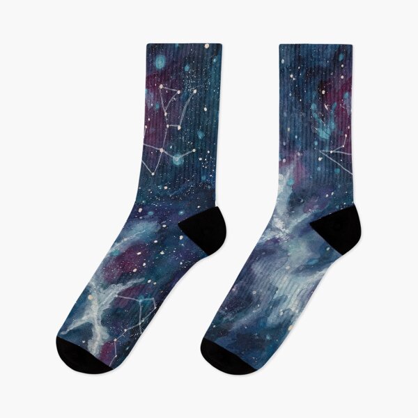 Item preview, The Sky Has Its Own Rivers, Blue Galaxy Watercolour designed and sold by ArithraStudio.