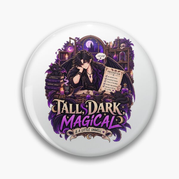 Item preview, Tall Dark Magical & A Little Unwell – Funny Romantasy designed and sold by JPCuteDesign.