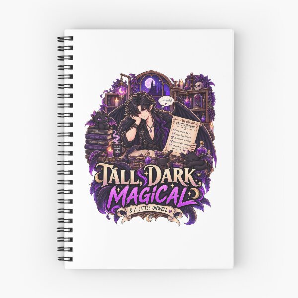 Item preview, Tall Dark Magical & A Little Unwell – Funny Romantasy designed and sold by JPCuteDesign.