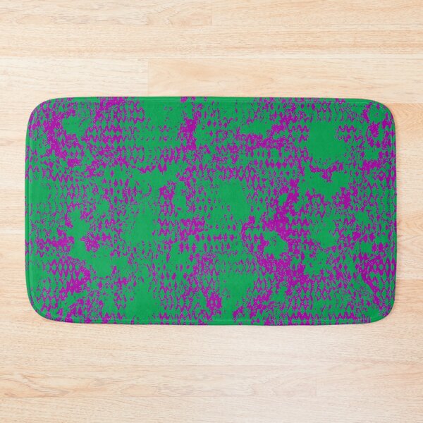 Item preview, Modern Distressed Python Print Pattern | Green & Purple designed and sold by Frohyou.